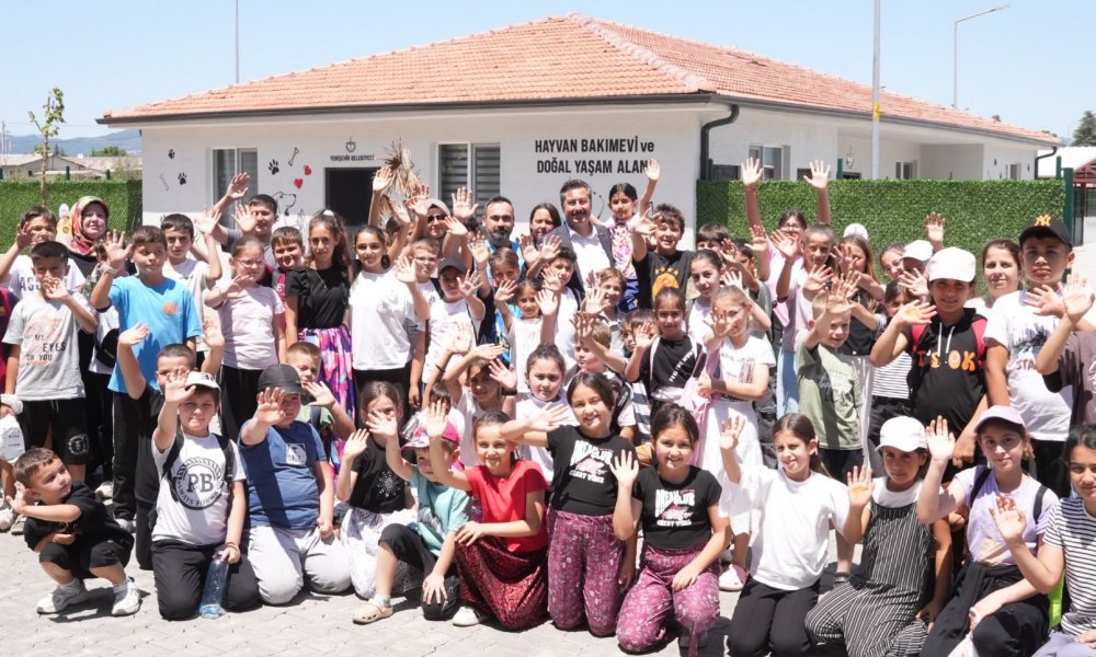 YENİŞEHİR HAYVAN BAKIMEVİ VE DOĞAL YAŞAM ALANI KAPILARINI ÇOCUKLARA AÇTI