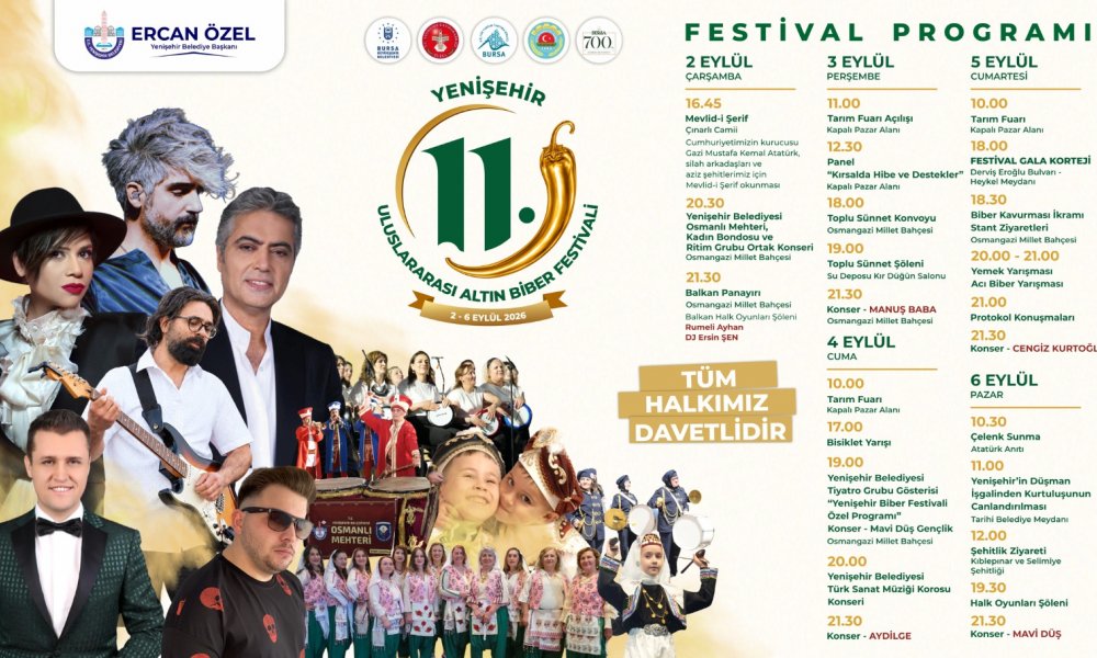 YENİŞEHİR’DE FESTİVAL İÇİN GERİ SAYIM BAŞLADI!